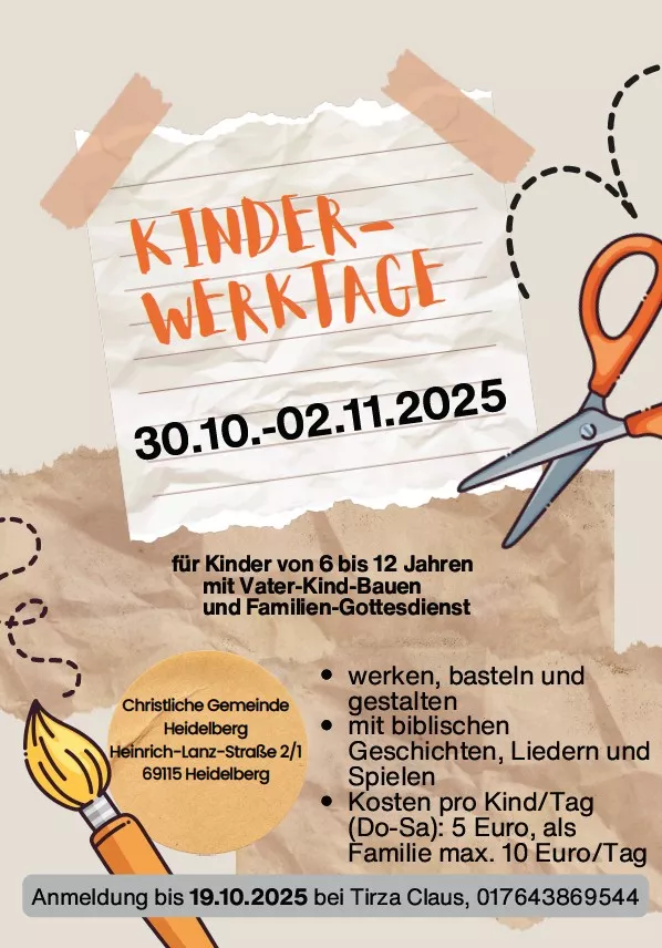 Kinder-Werktage-Flyer
